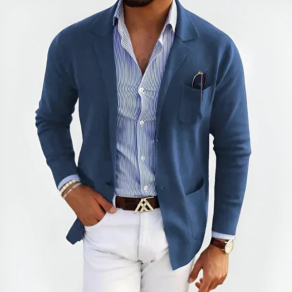Benjamin - Cardigan sofisticato con chiusura a portafoglio