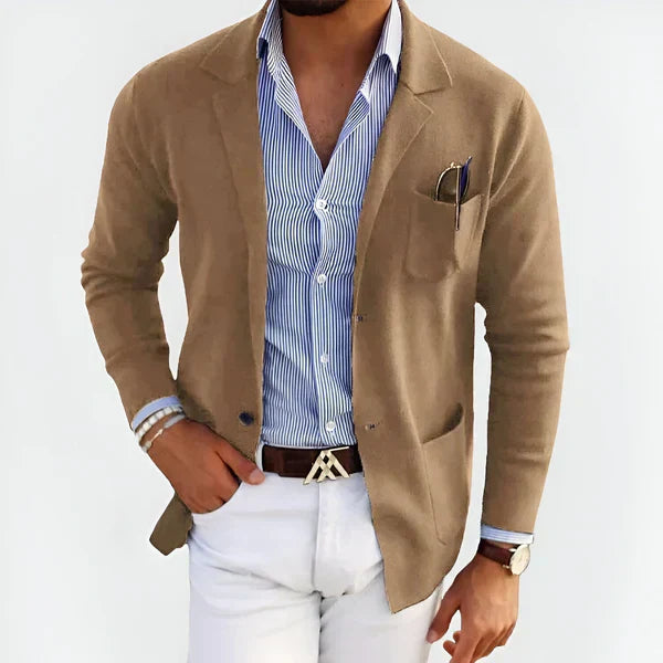 Benjamin - Cardigan sofisticato con chiusura a portafoglio