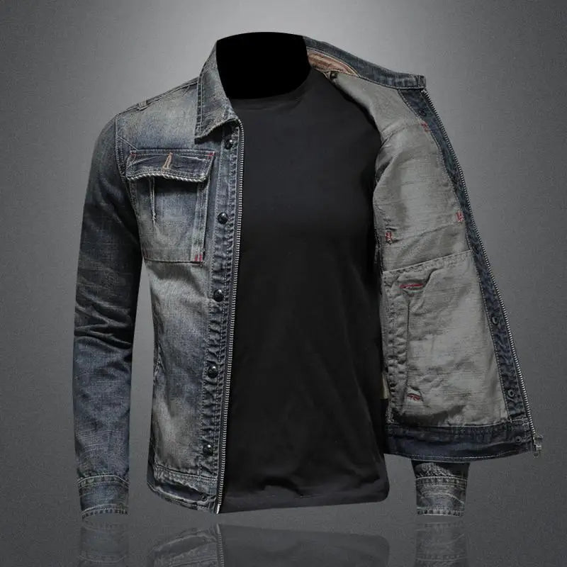Carl - Giacca in jeans retrò