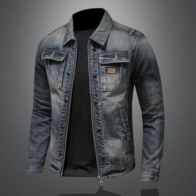 Carl - Giacca in jeans retrò