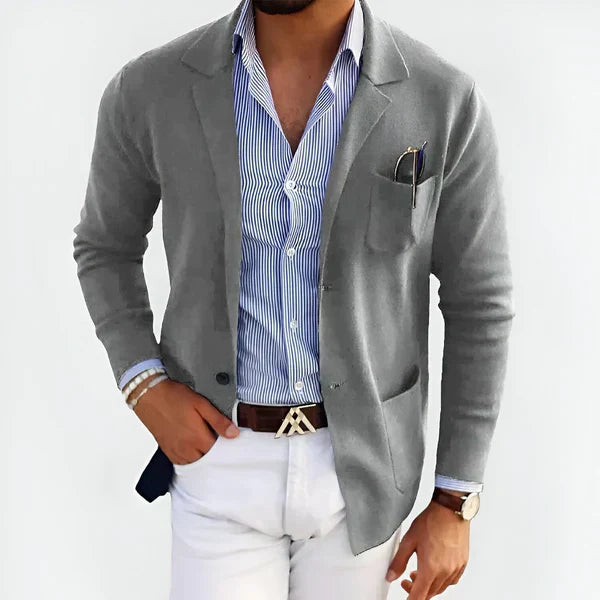 Benjamin - Cardigan sofisticato con chiusura a portafoglio