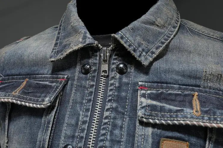 Carl - Giacca in jeans retrò