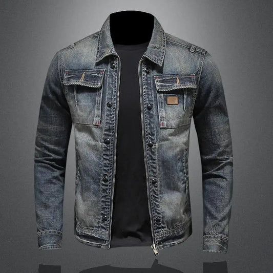 Carl - Giacca in jeans retrò