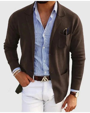 Benjamin - Cardigan sofisticato con chiusura a portafoglio